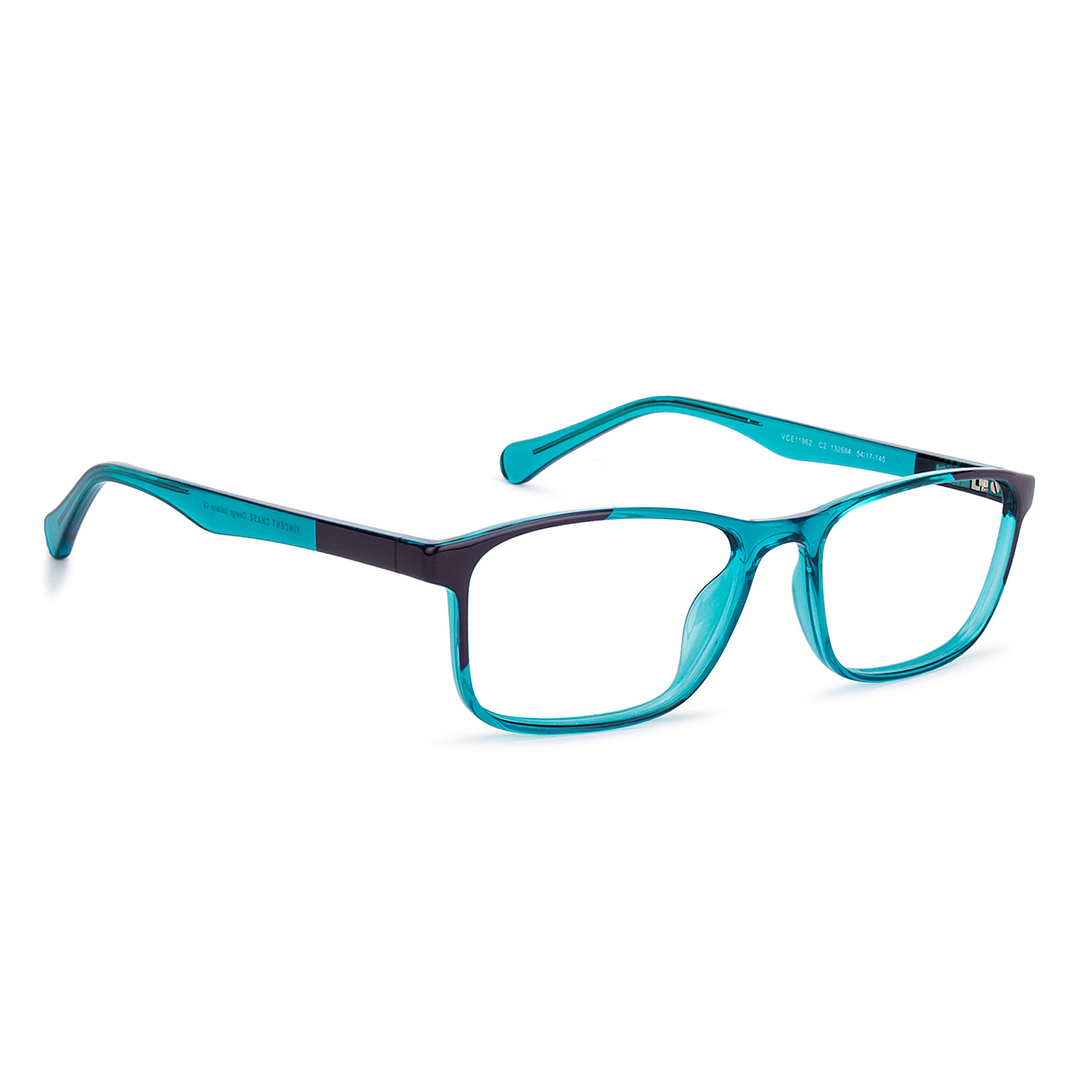 Lenskart Air Online Blue Transparent Full Rim Rectangle right side