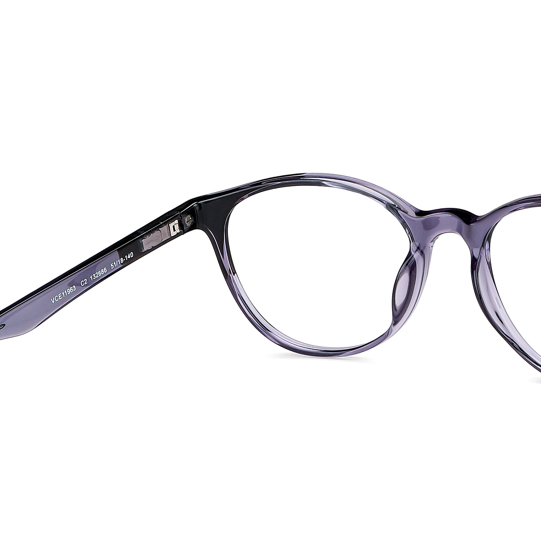Lenskart Air Online Purple Transparent Full Rim Round left side