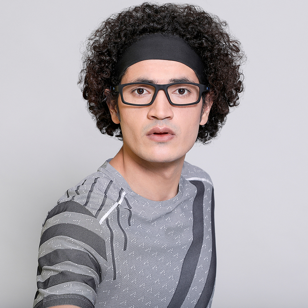 Lenskart Air Online Black Full Rim Rectangle right side