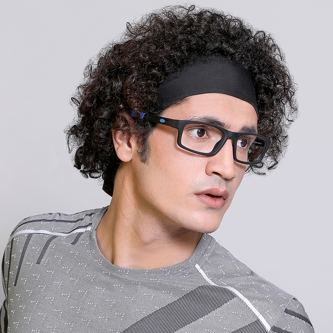 Lenskart Air Online Black Full Rim Rectangle right side