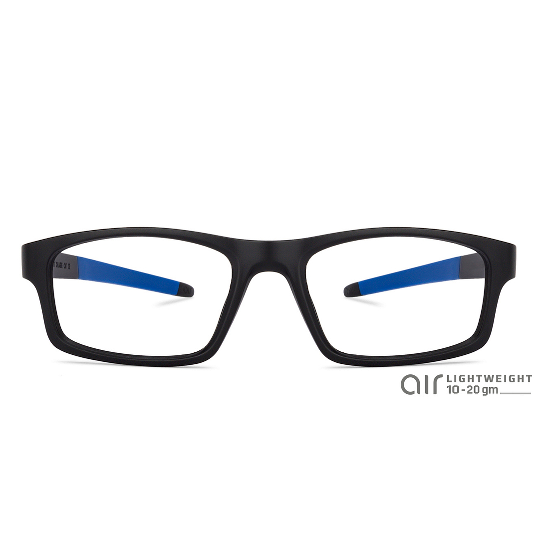 Lenskart Air Online Black Full Rim Rectangle left side