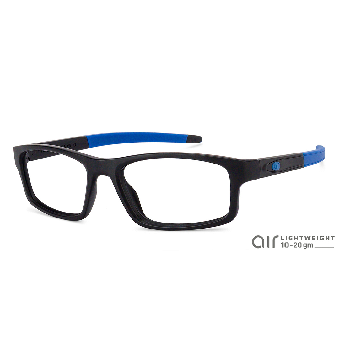 Lenskart Air Online Black Full Rim Rectangle left side
