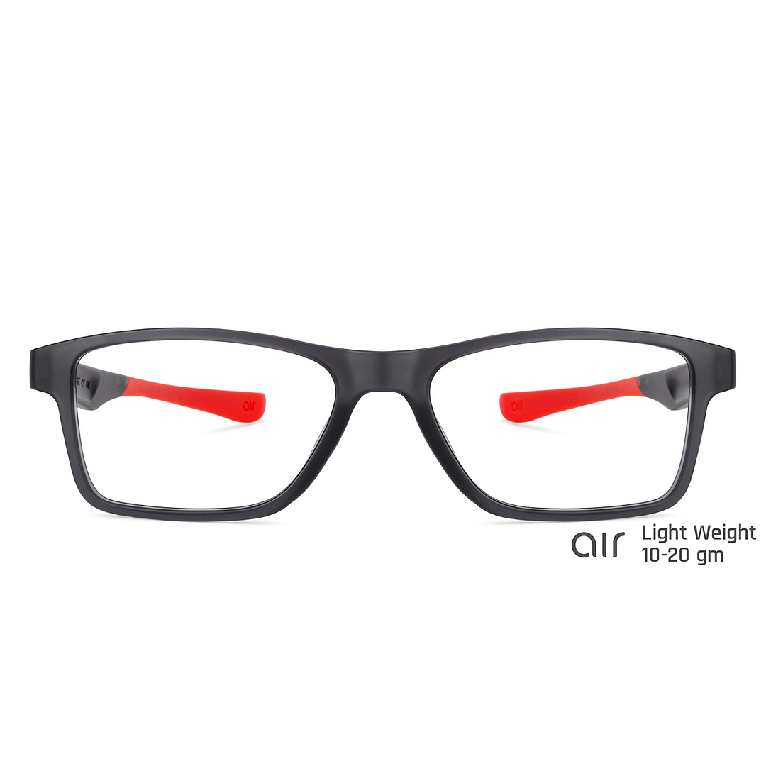 Lenskart Air Online Light Gray Full Rim Rectangle left side