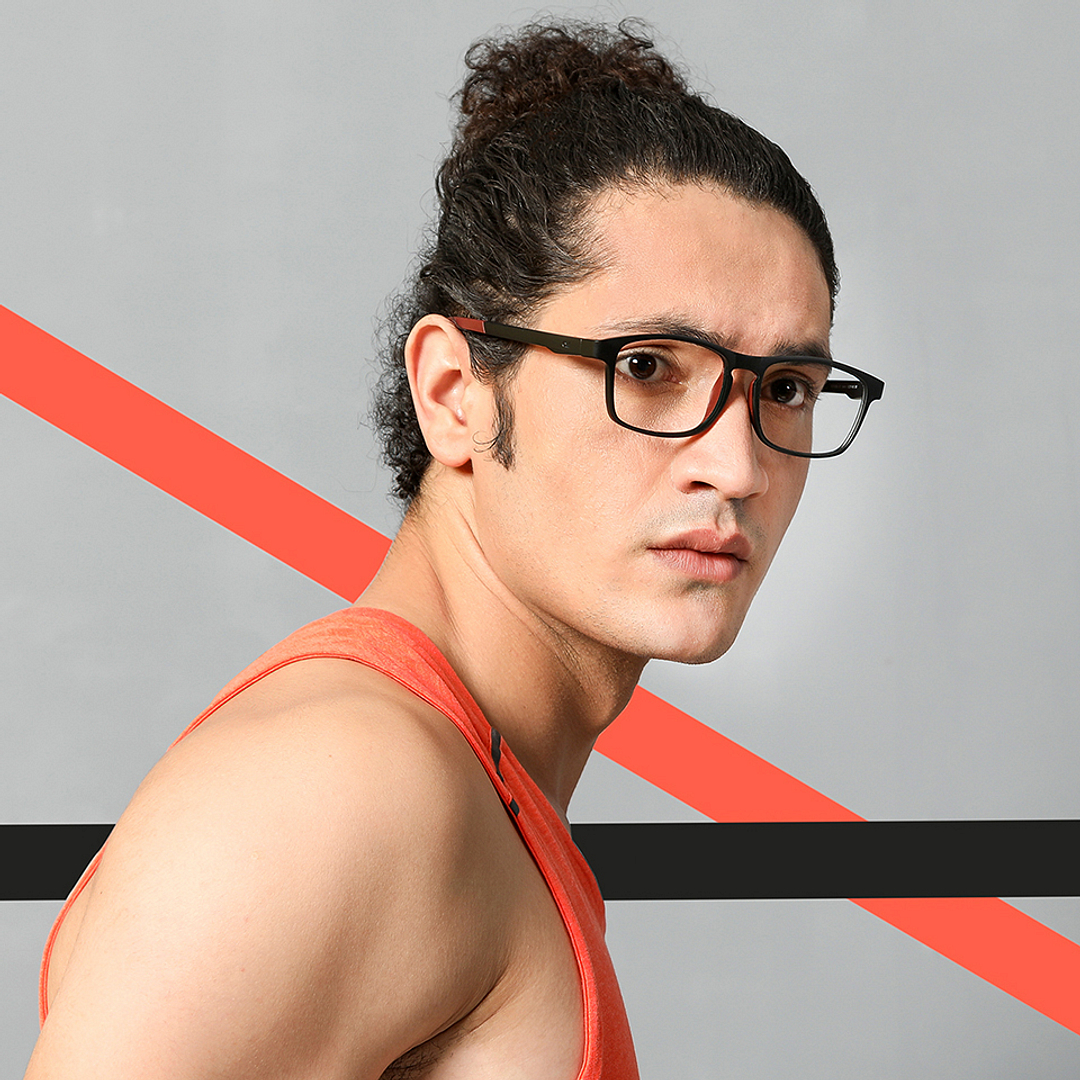 Lenskart Air Online Black Full Rim Square right side
