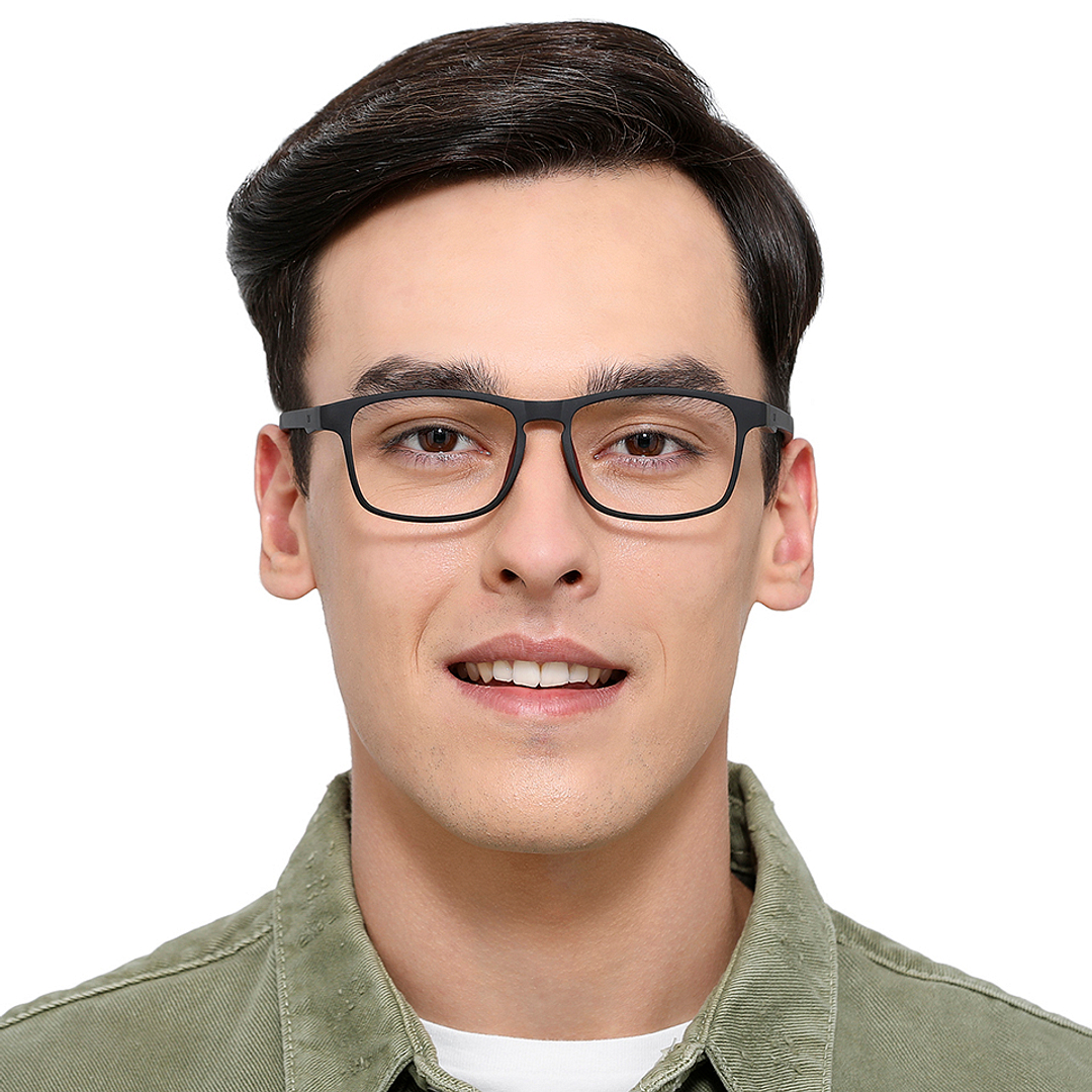 Lenskart Air Online Black Full Rim Square left side