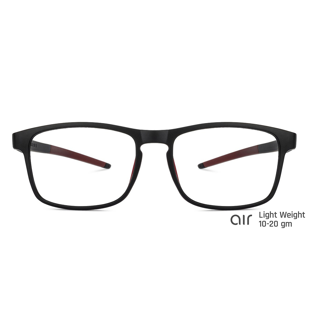 Lenskart Air Online Black Full Rim Square left side