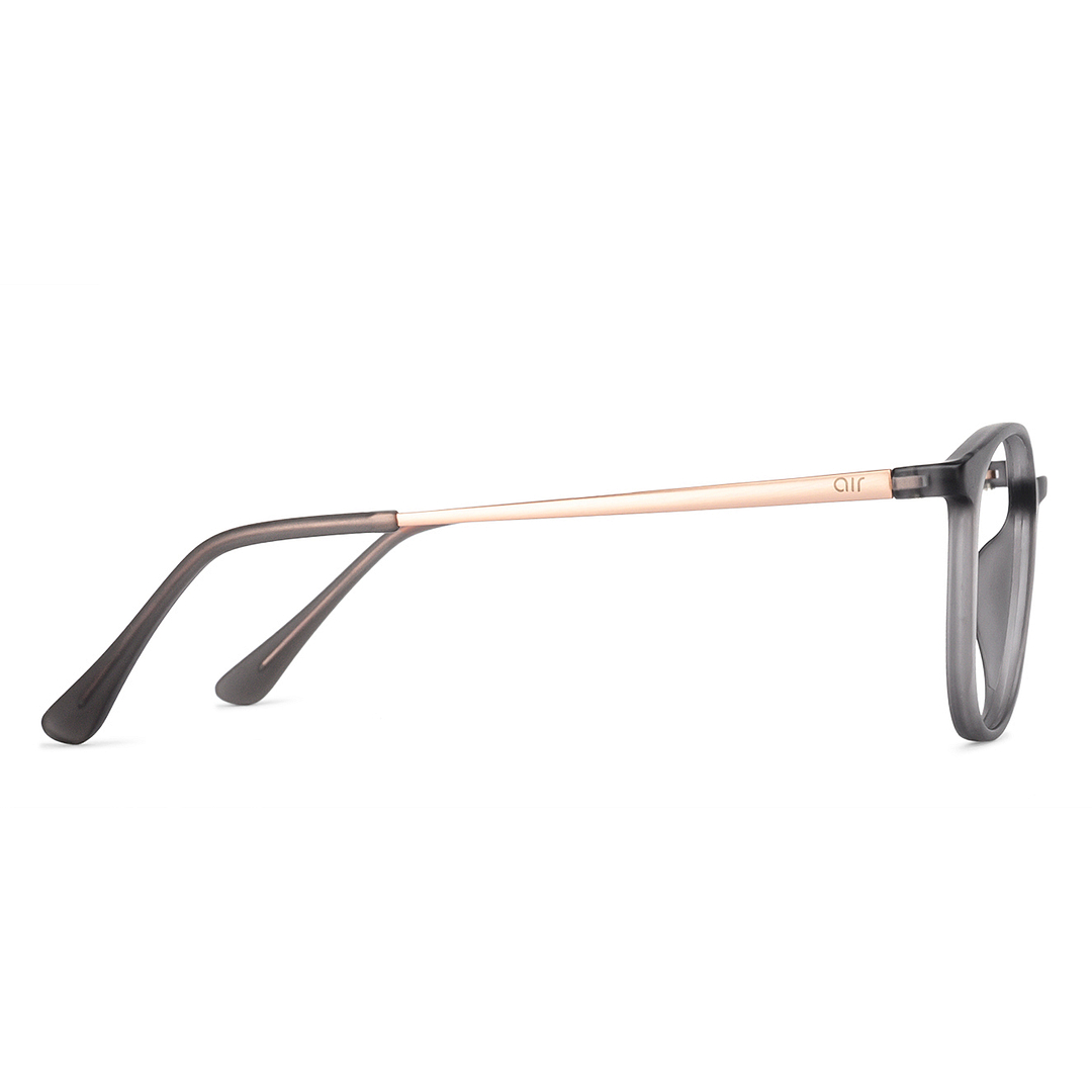 Lenskart Air Gray Transparent Full Rim Square right side