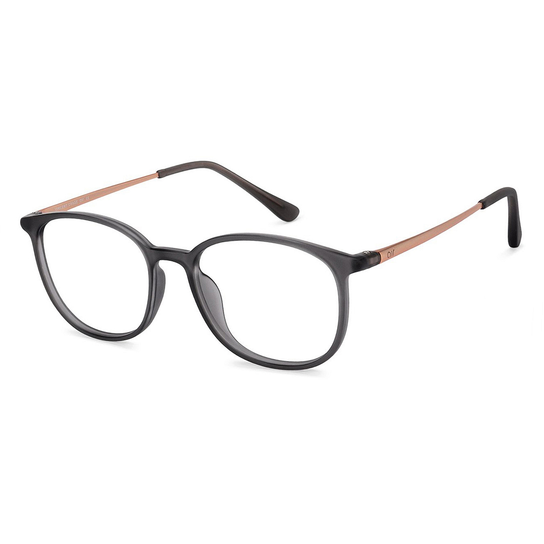 Lenskart Air Gray Transparent Full Rim Square right side
