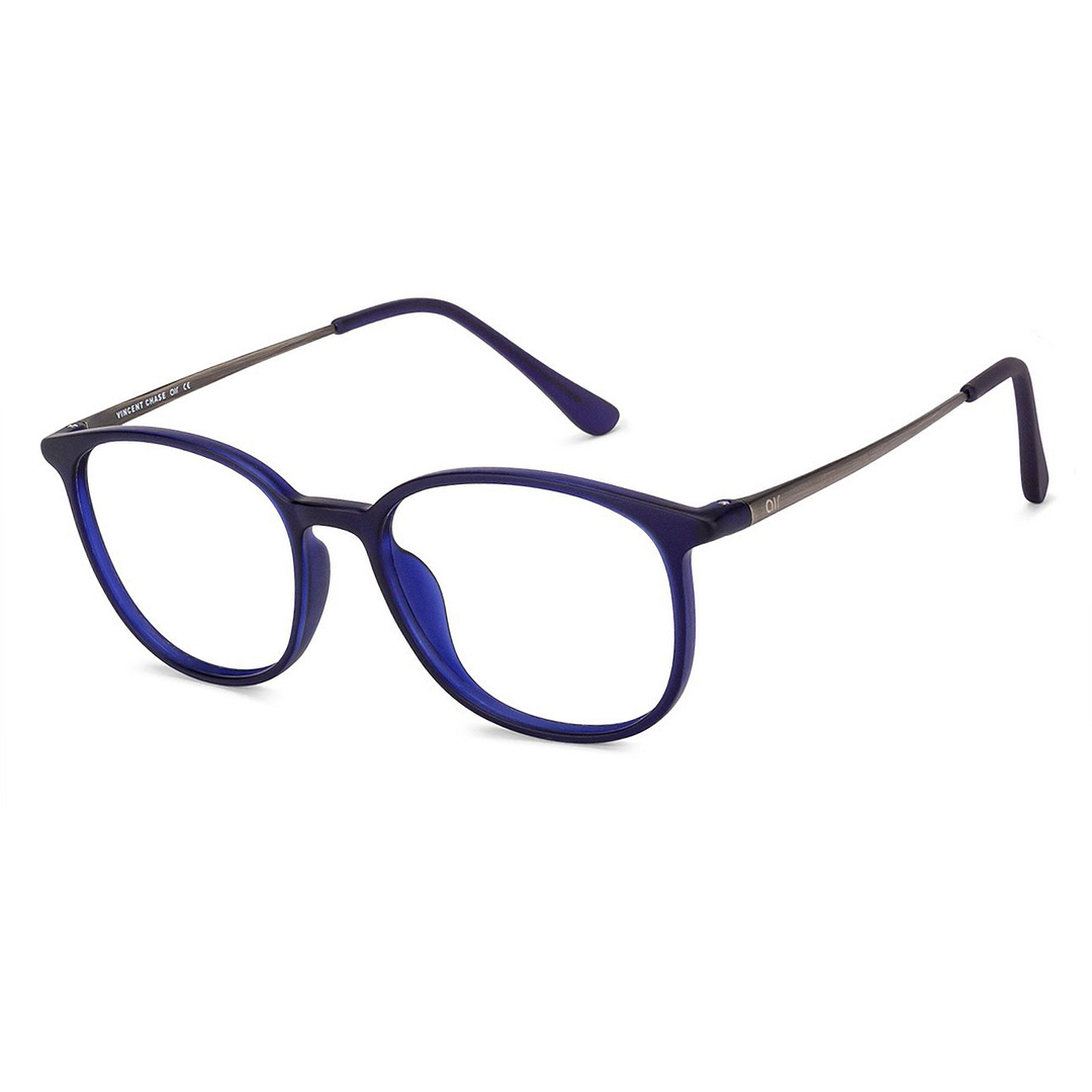 Lenskart Air Online Sky Blue Full Rim Square left side