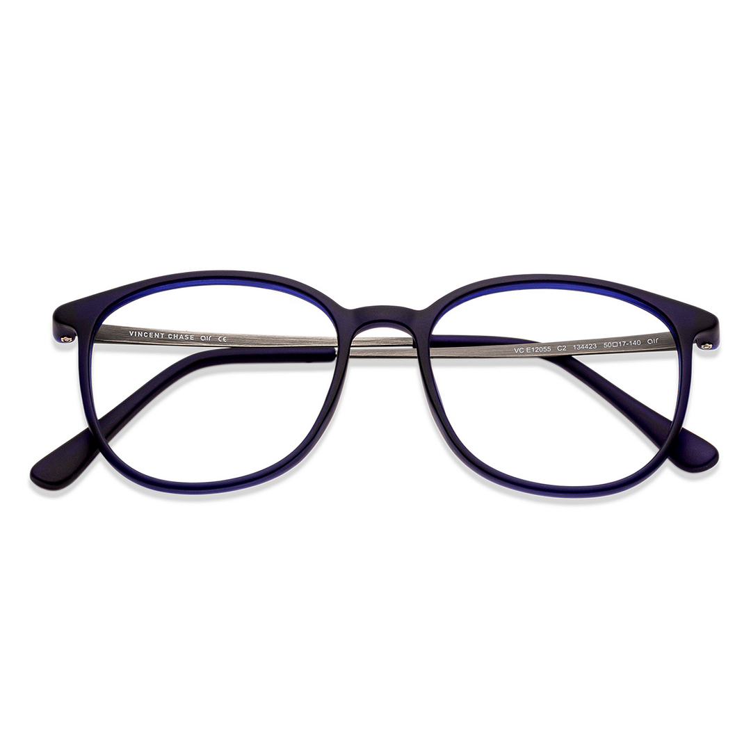 Lenskart Air Online Sky Blue Full Rim Square left side