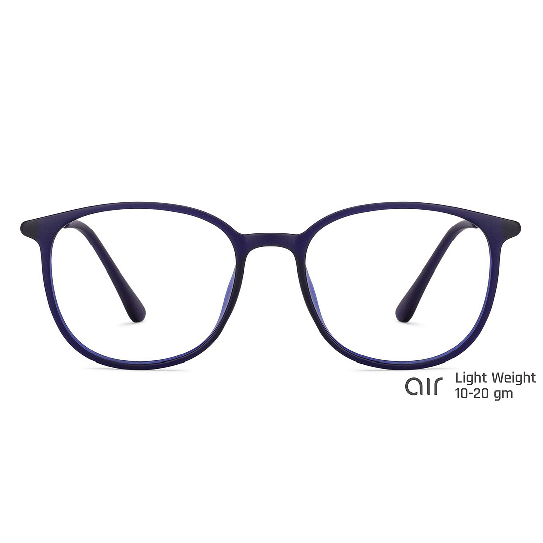 Lenskart Air Online Sky Blue Full Rim Square left side