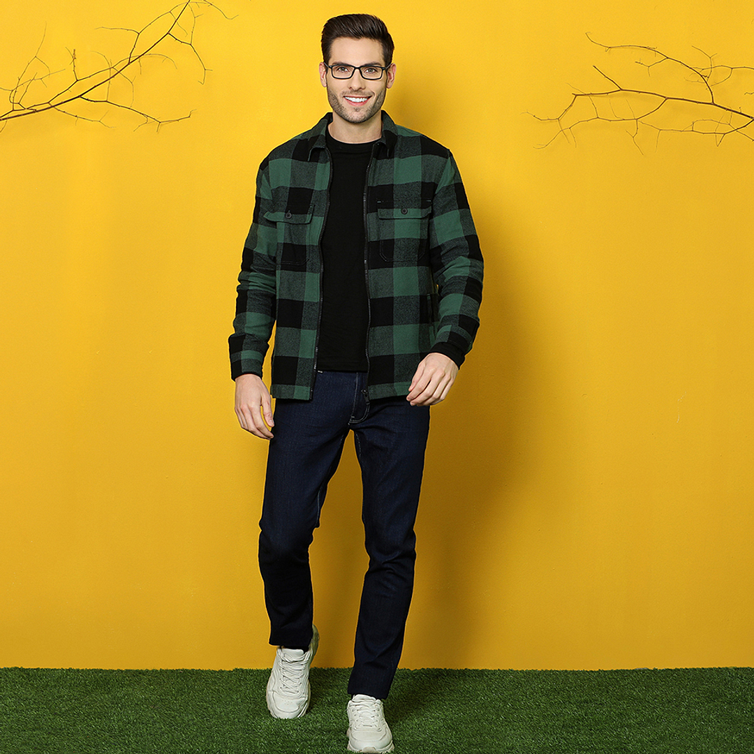 Lenskart Air Online Light Green Full Rim Square left side