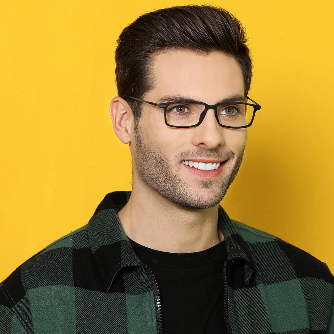 Lenskart Air Online Light Green Full Rim Square right side
