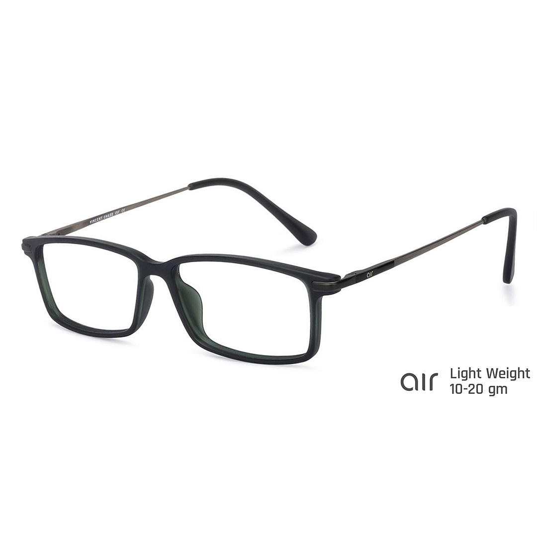 Lenskart Air Online Light Green Full Rim Square left side