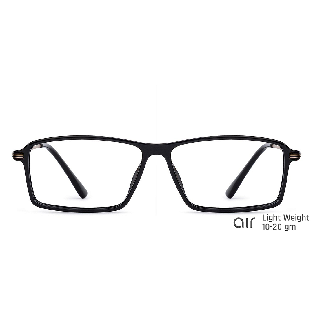 Lenskart Air Online Black Full Rim Rectangle left side