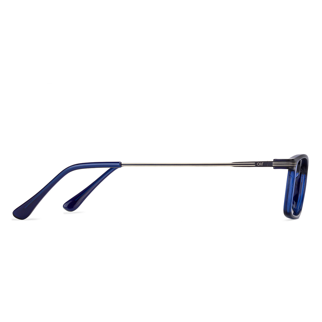 Lenskart Air Online Sky Blue Full Rim Rectangle left side
