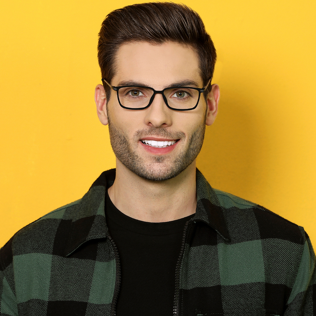 Lenskart Air Online Black Full Rim Rectangle right side