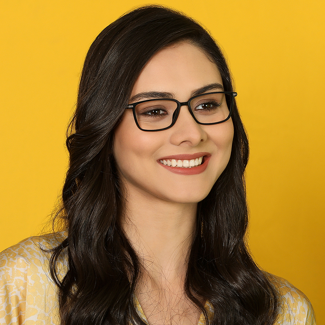 Lenskart Air Online Black Full Rim Rectangle right side