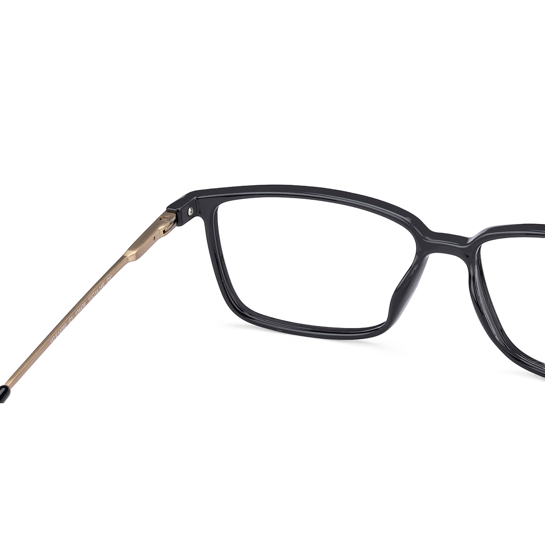 Lenskart Air Online Black Full Rim Rectangle left side