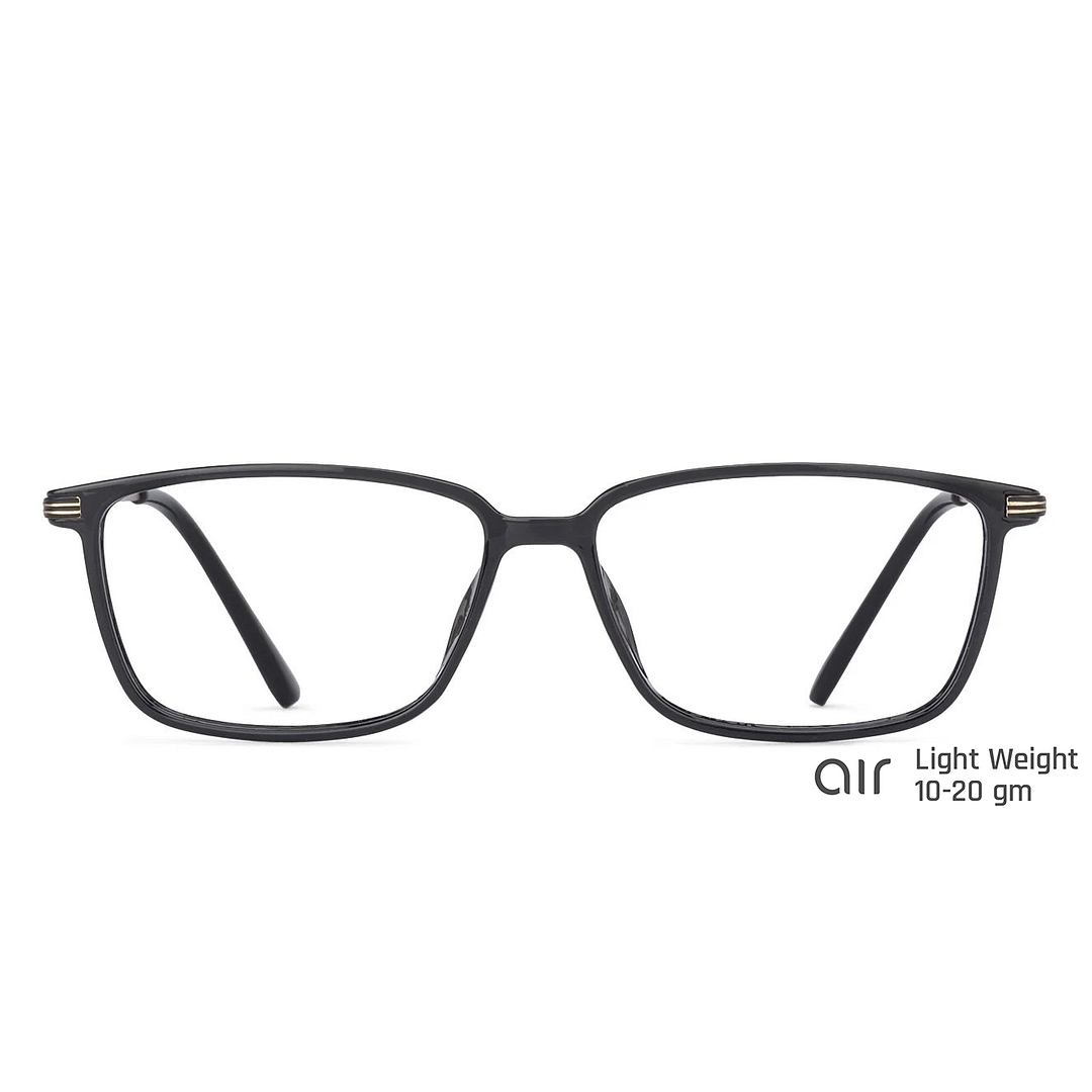 Lenskart Air Online Black Full Rim Rectangle left side