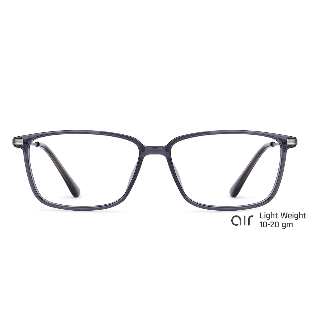 Lenskart Air Online Gray Transparent Full Rim Rectangle left side