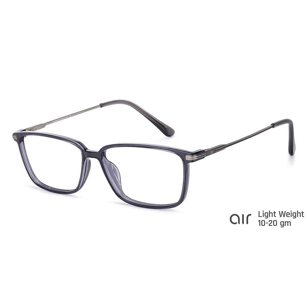 Lenskart Air Online Gray Transparent Full Rim Rectangle right side
