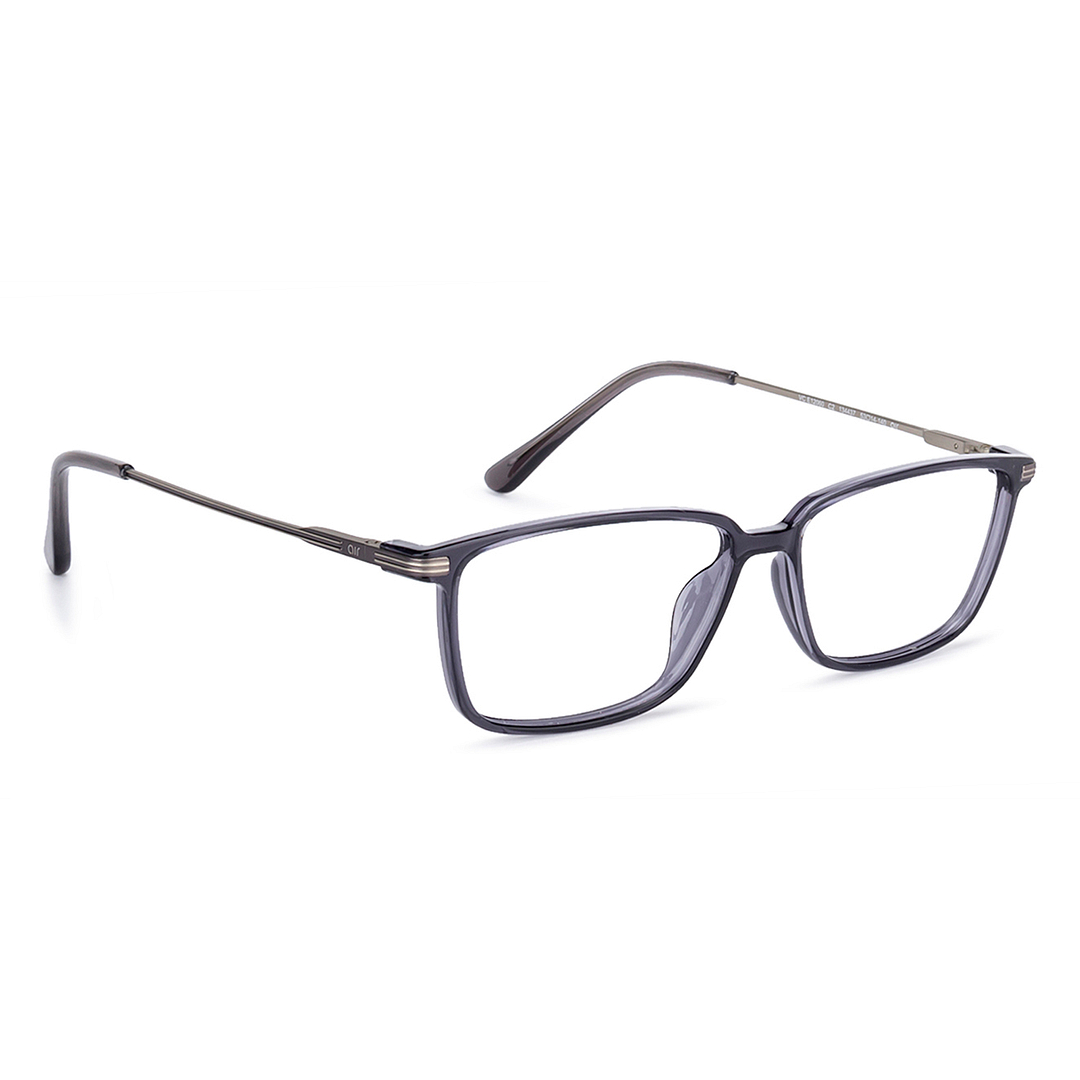 Lenskart Air Online Gray Transparent Full Rim Rectangle left side