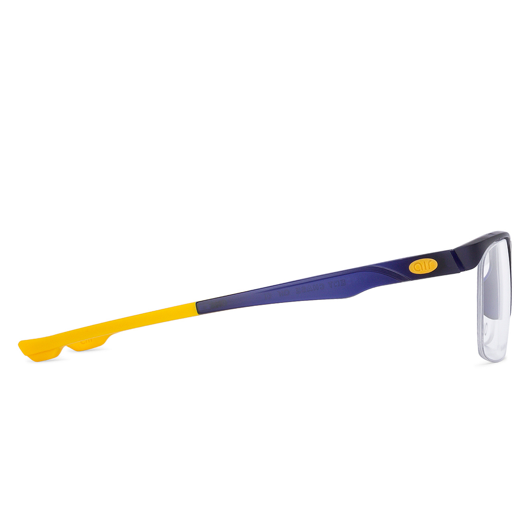 Lenskart Air Online Sky Blue Half Rim Rectangle left side