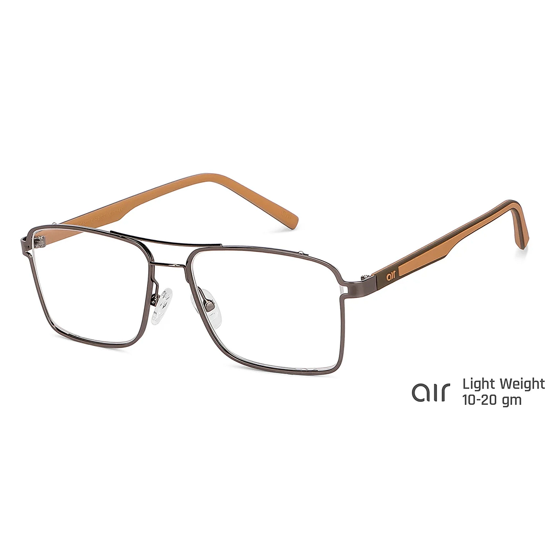 Lenskart Air Online Mid Gunmetal Full Rim Square right side