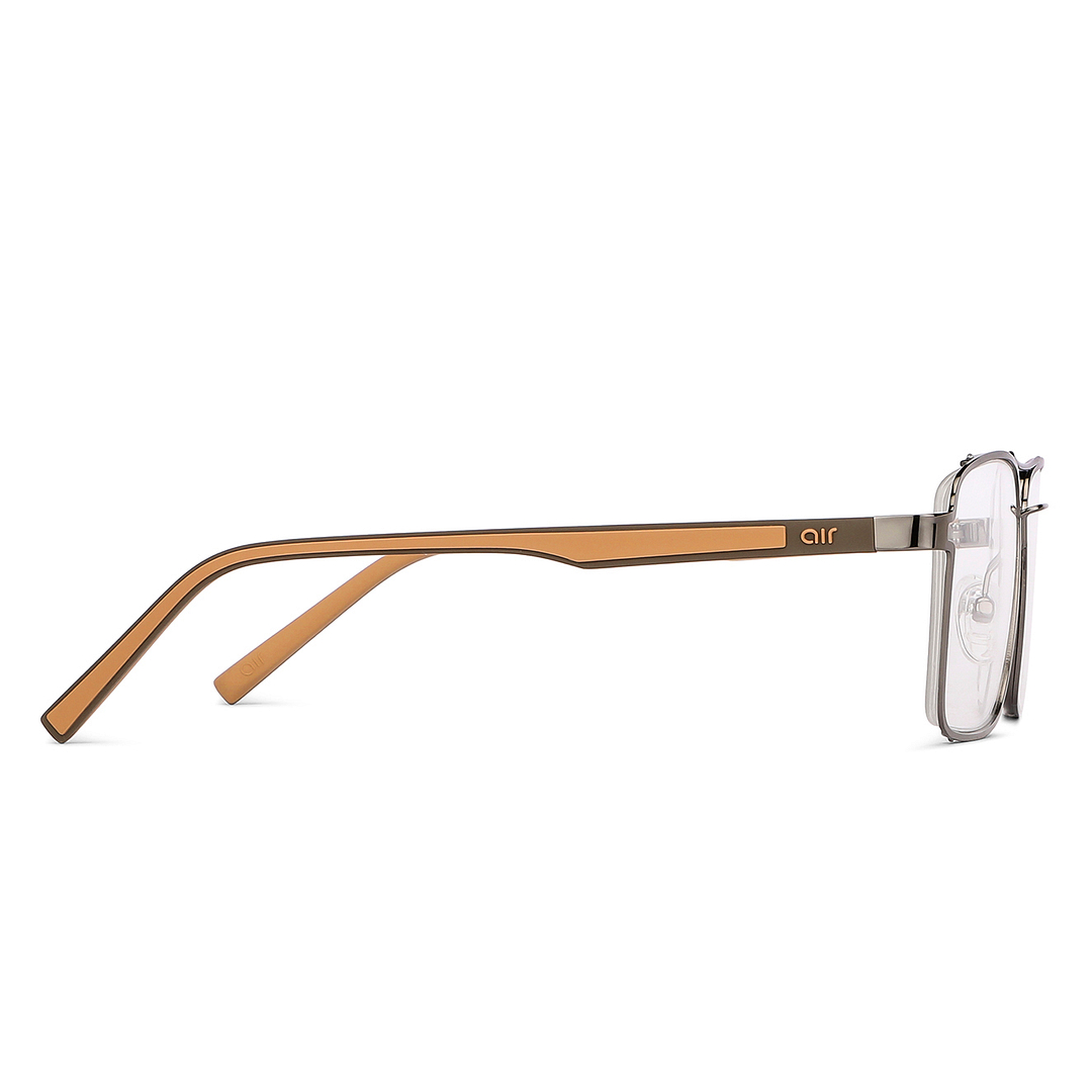 Lenskart Air Online Mid Gunmetal Full Rim Square left side