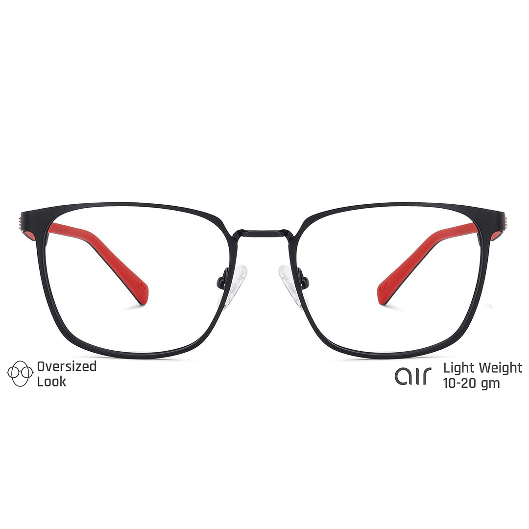 Lenskart Air Online Black Full Rim Square left side