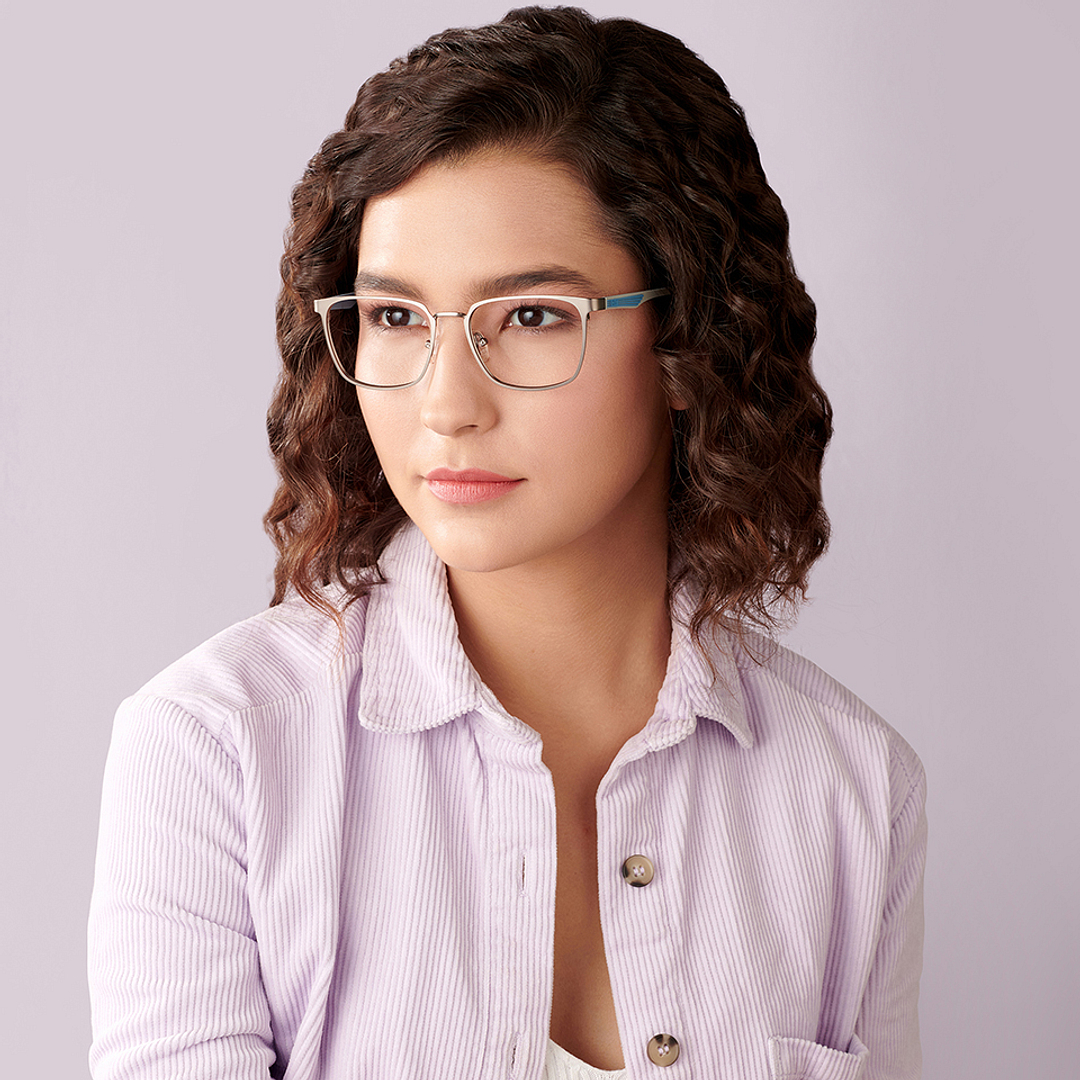 Lenskart Air Online Mid Gunmetal Full Rim Square right side