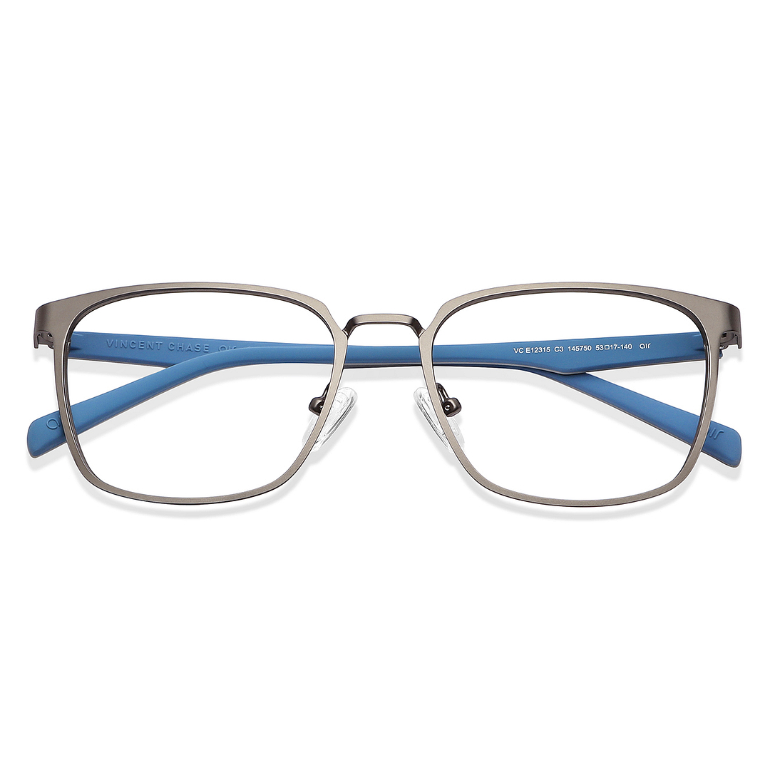 Lenskart Air Online Mid Gunmetal Full Rim Square left side