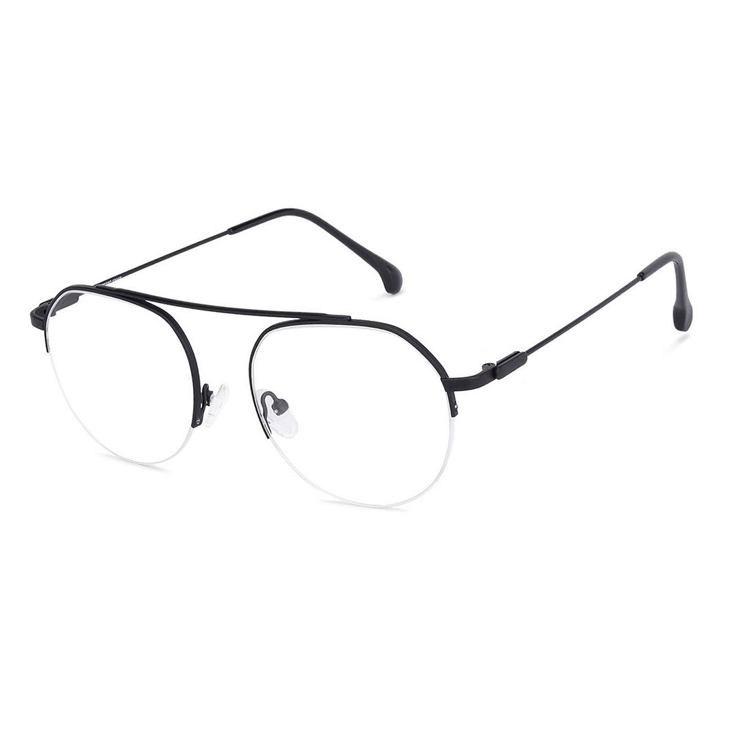 Vincent Chase Online Black Half Rim Geometric right side