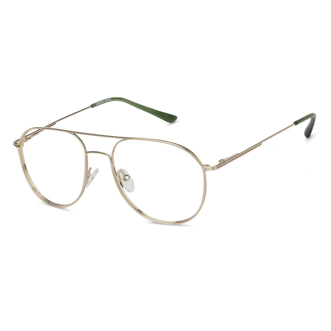 Vincent Chase Online Gold Full Rim Aviator left side