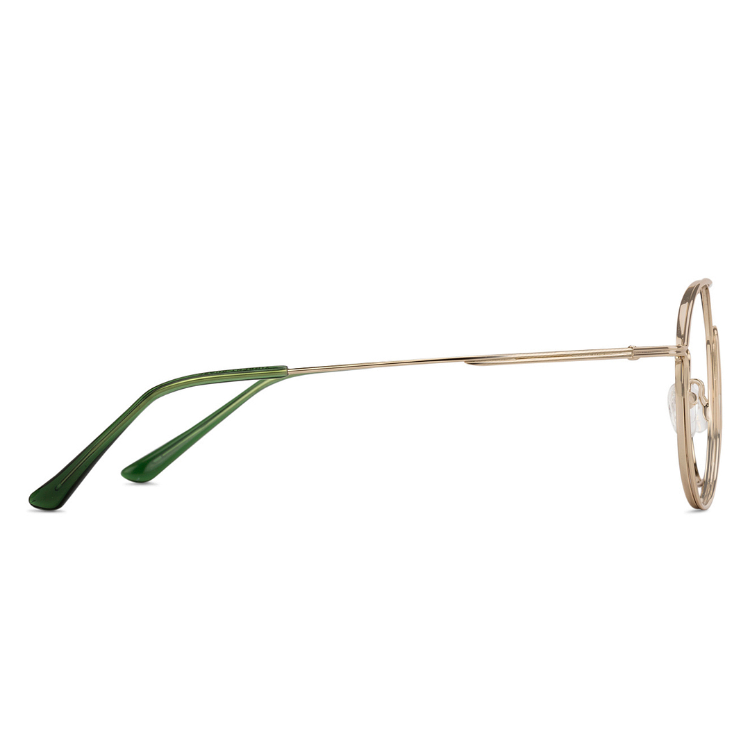 Vincent Chase Online Gold Full Rim Aviator left side