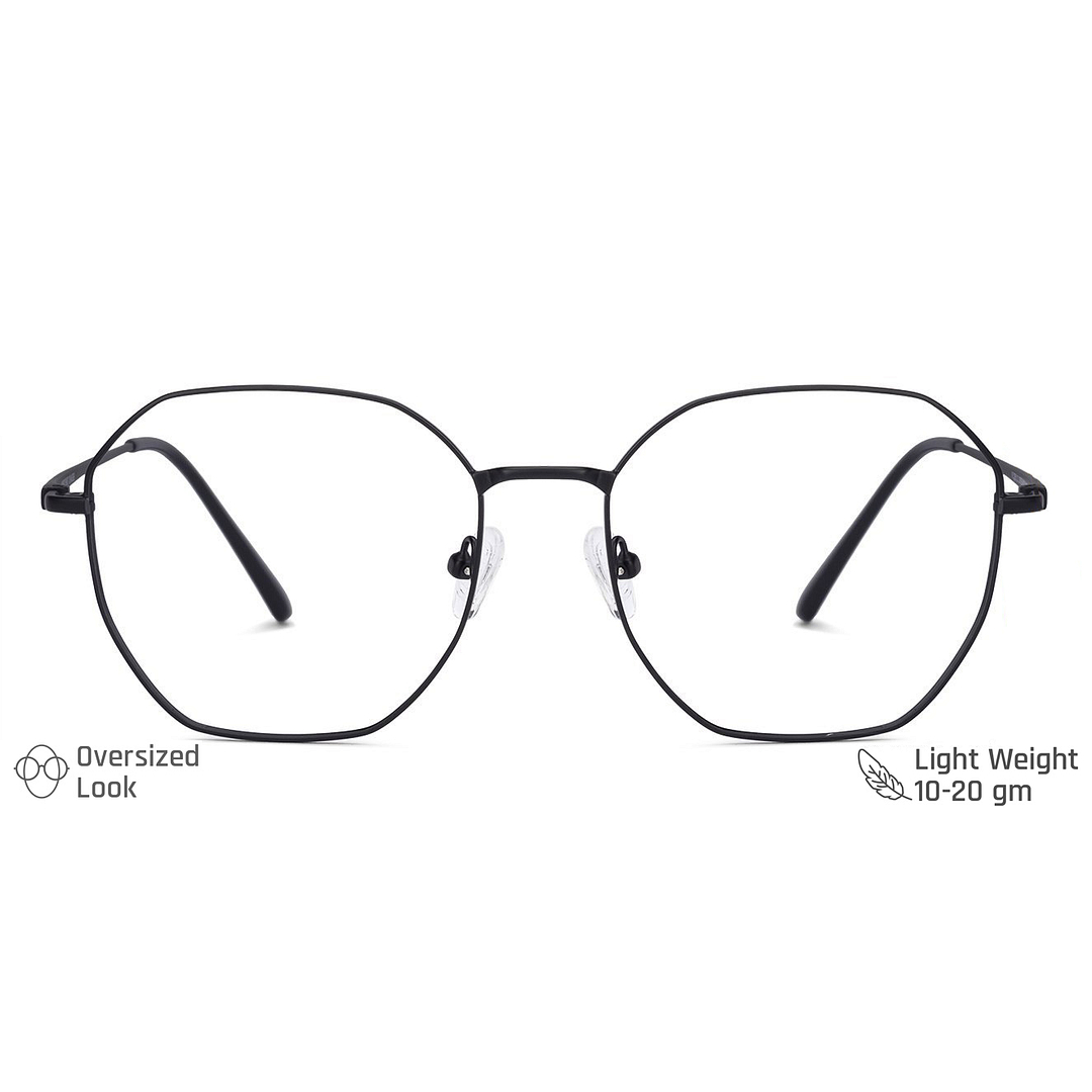 Vincent Chase Online Black Full Rim Geometric left side