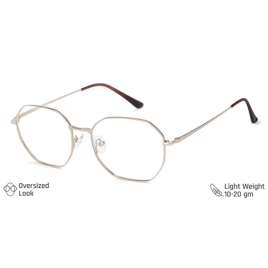 Vincent Chase Online Gold Full Rim Geometric right side