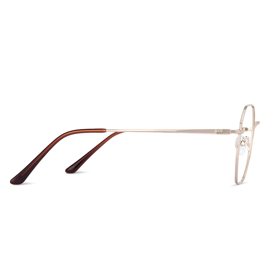 Vincent Chase Online Gold Full Rim Geometric left side