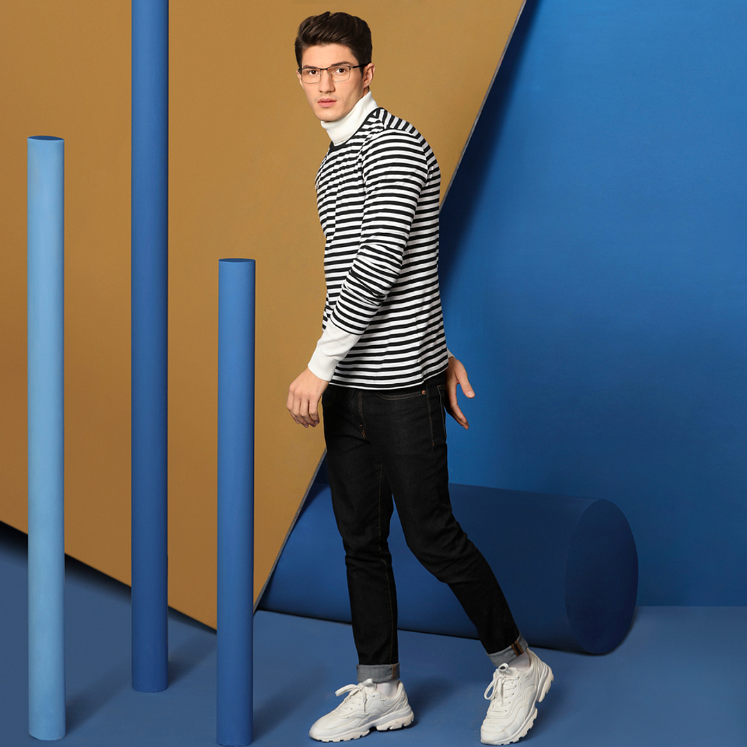 Vincent Chase Online Black Full Rim Rectangle left side