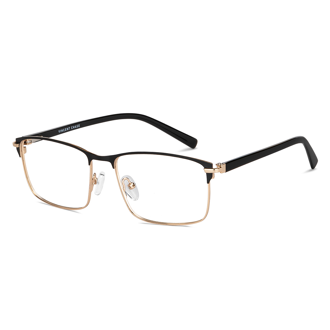 Vincent Chase Black Full Rim Rectangle right side
