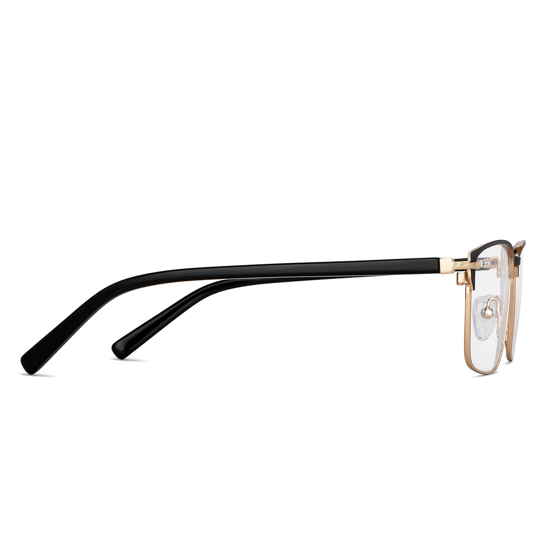 Vincent Chase Black Full Rim Rectangle left side