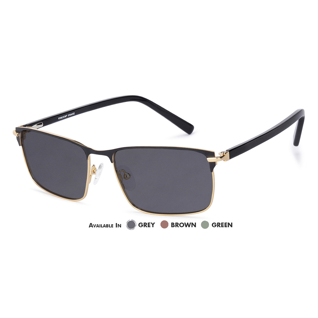 Vincent Chase Online Black Full Rim Rectangle left side
