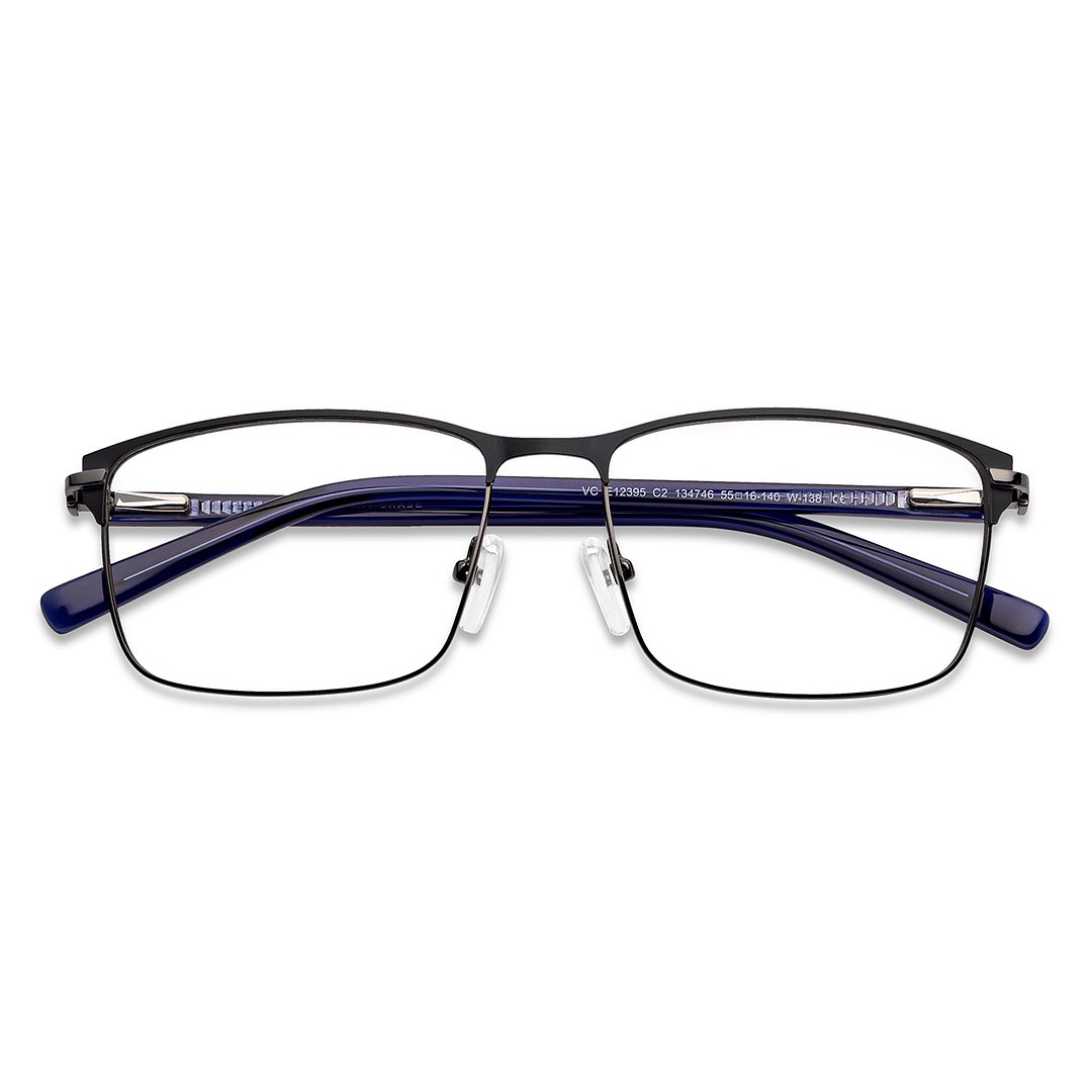 Vincent Chase Navy Blue Full Rim Rectangle left side