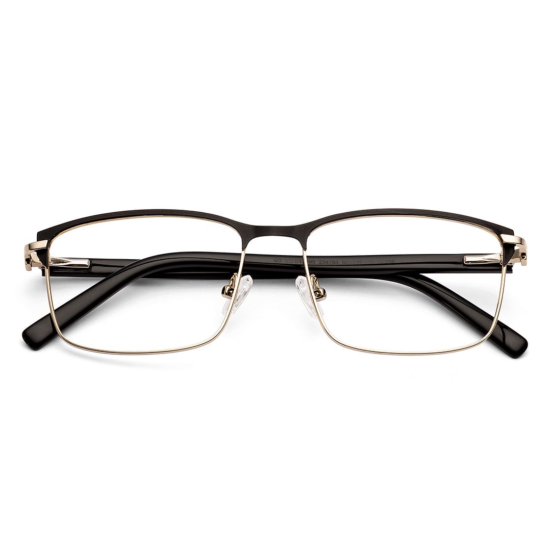 Buy Black Full Rim Rectangle Vincent Chase VC Metal VC E12395