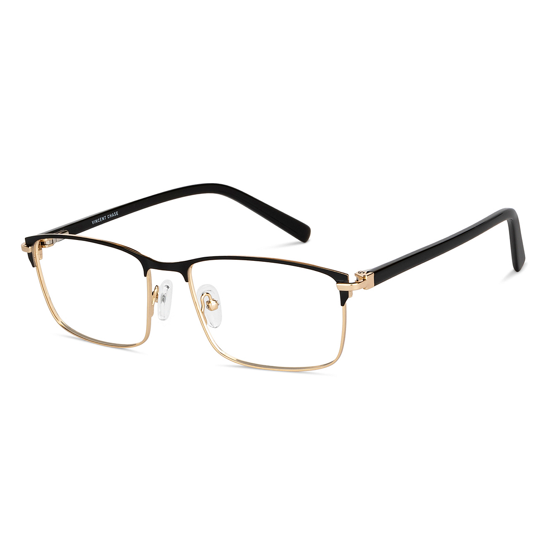 Vincent Chase Black Full Rim Rectangle right side