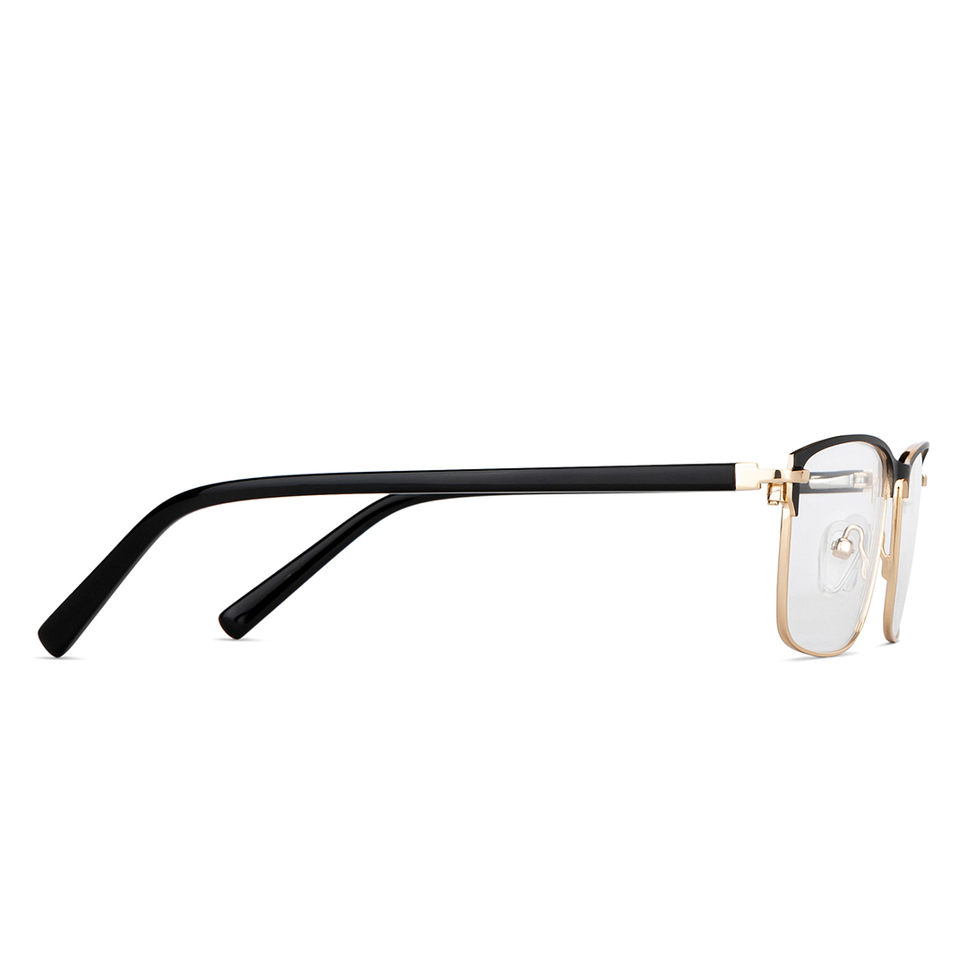 Vincent Chase Black Full Rim Rectangle left side