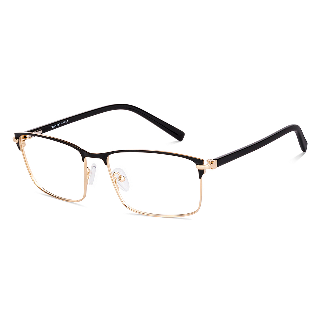 Vincent Chase Black Full Rim Square right side