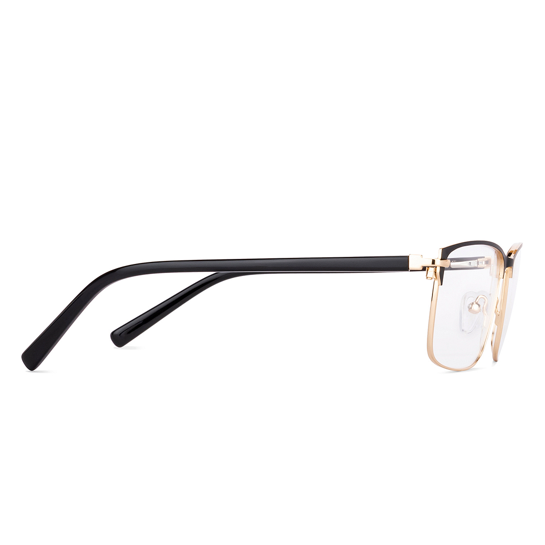 Vincent Chase Black Full Rim Square left side