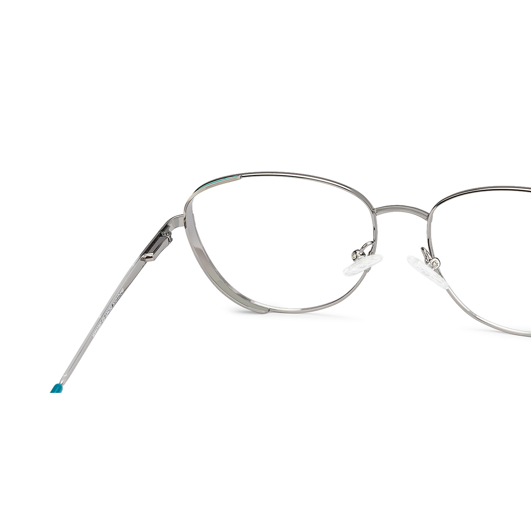 Vincent Chase Online Mid Gunmetal Full Rim Cat Eye left side